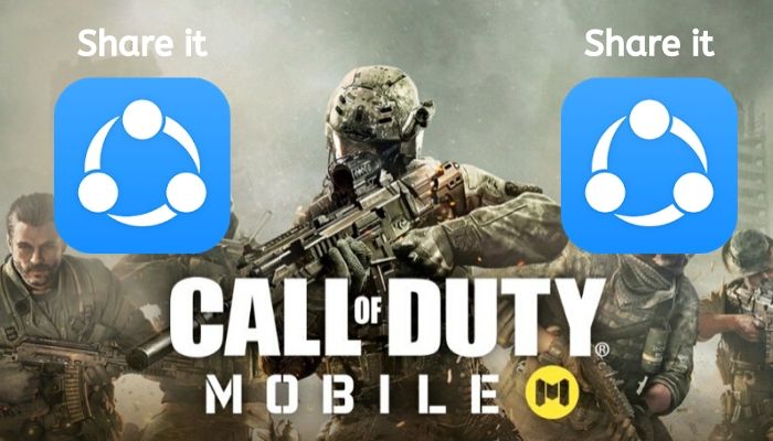 how to share call of duty mobile through share it