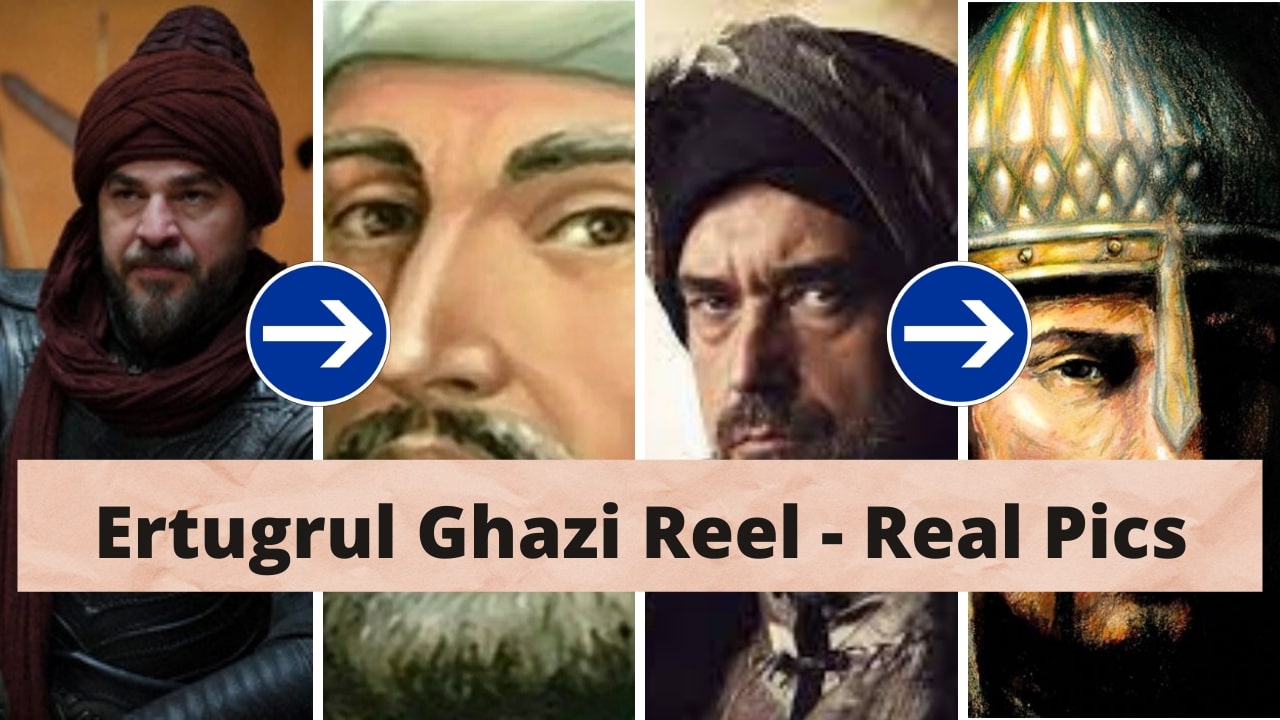Dirilis Ertugrul Ghazi Actors Reel and Real Photos | Reel vs Real
